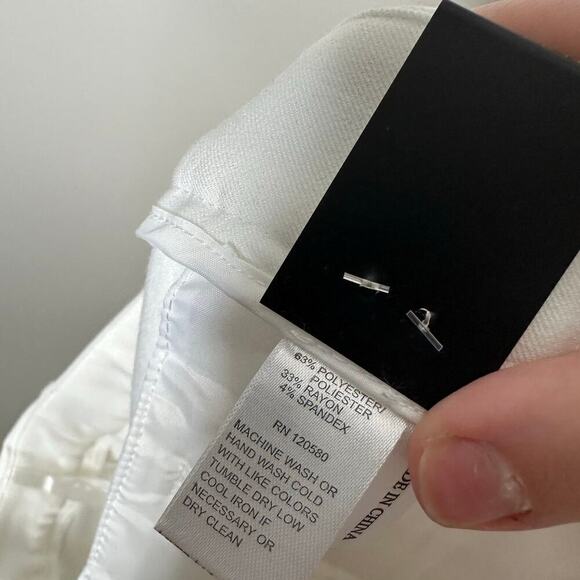 Amanda and Chelsea White Dress Pants Size 14P New with Tags Office Ready - Picture 5 of 7